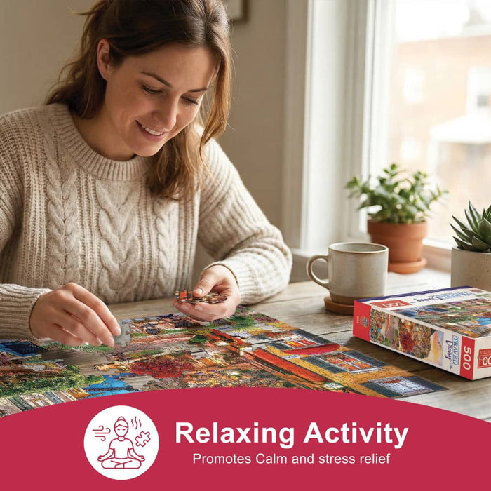 Travel Diary - Italian Afternoon 500 Piece Jigsaw Puzzle - for just $14.99! 