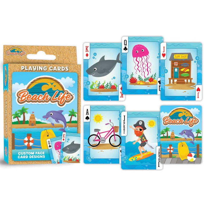 Beach Life Playing Cards - 54 Card Deck - for just $7.99! 