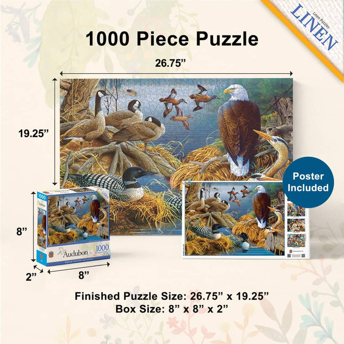 Audubon - Lake Life 1000 Piece Jigsaw Puzzle - for just $16.99! 
