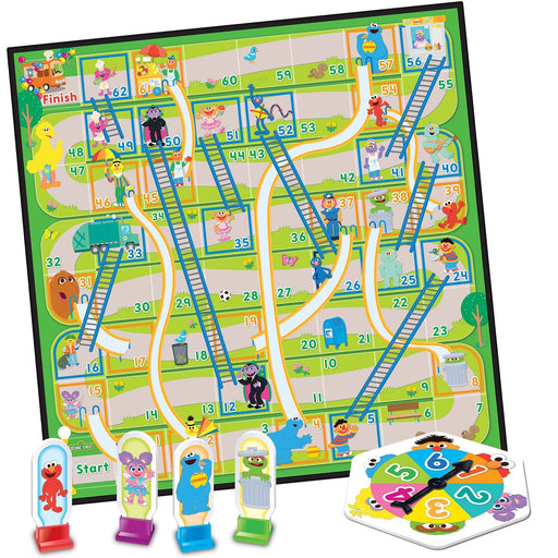Sesame Street Playground Fun - Slides & Ladders Board Game - for just $16.99! 