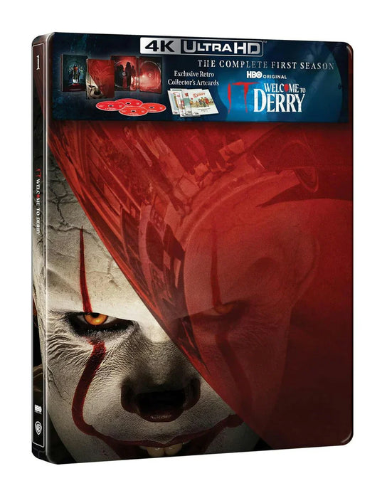 IT: Welcome to Derry: The Complete First Season - Limited Edition Steelbook (4K Ultra HD) - for just $58.99! 