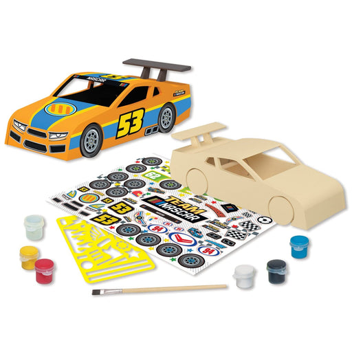 NASCAR - Wood Race Car Craft Set - for just $12.99! 