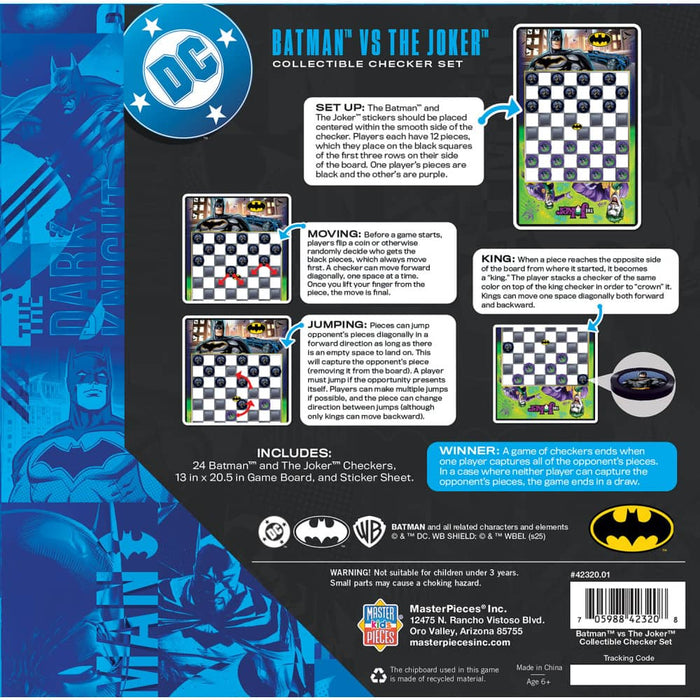Batman vs The Joker Checkers Board Game - for just $19.99! 
