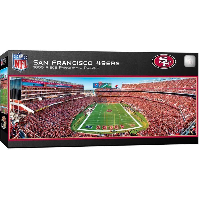 San Francisco 49ers - 1000 Piece Panoramic Jigsaw Puzzle - End View - for just $19.99! 