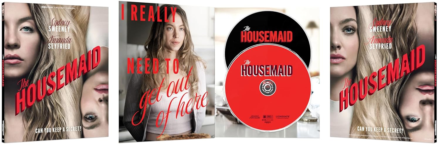 The Housemaid - Limited Edition Digipack (4K Ultra HD + Blu-ray + Digital) - for just $38.99! 