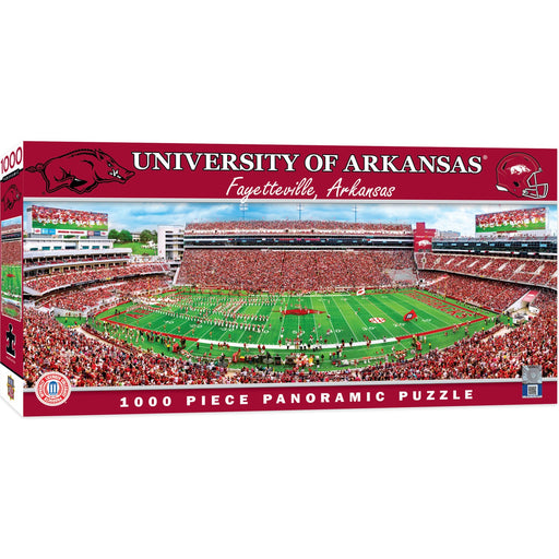 Arkansas Razorbacks - 1000 Piece Panoramic Jigsaw Puzzle - Just $19.99! Shop now at Retro Gaming of Denver