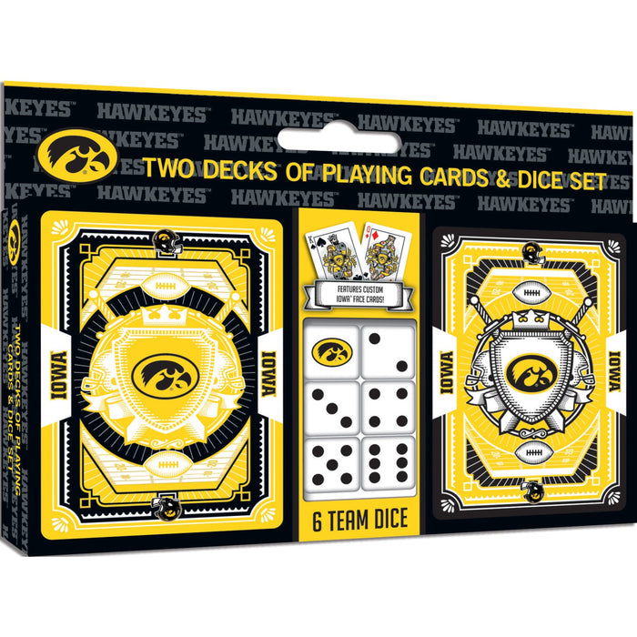 Iowa Hawkeyes - 2-Pack Playing Cards & Dice Set - Just $19.99! Shop now at Retro Gaming of Denver