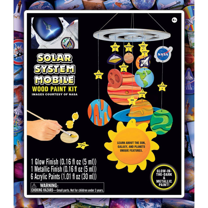 NASA - Solar System Mobile Wood Craft & Paint Kit - for just $19.99! 