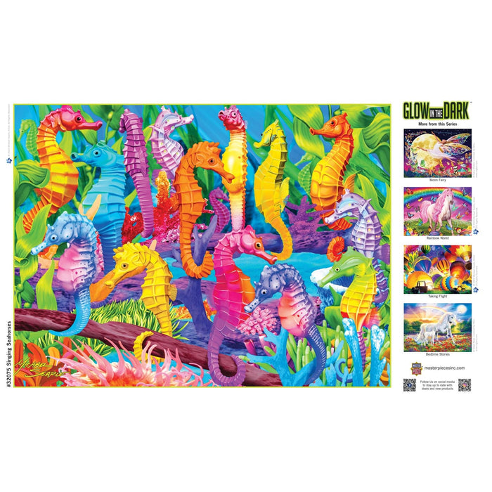 Glow in the Dark - Singing Seahorses 300 Piece EZ Grip Jigsaw Puzzle - for just $14.99! 