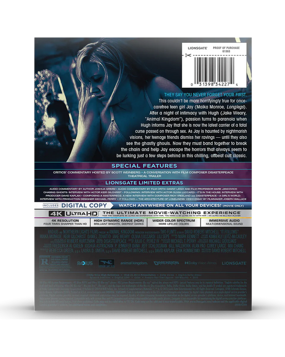 It Follows - Limited Edition Steelbook (4K Ultra HD + Digital) - for just $44.99! 