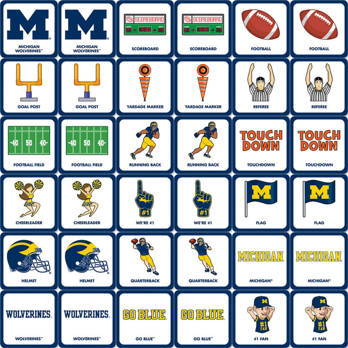 Michigan Wolverines Matching Game - Just $12.99! Shop now at Retro Gaming of Denver