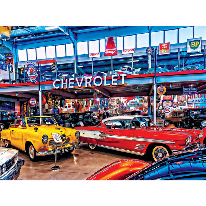 Wheels - The Showcase 750 Piece Jigsaw Puzzle - Just $14.99! Shop now at Retro Gaming of Denver