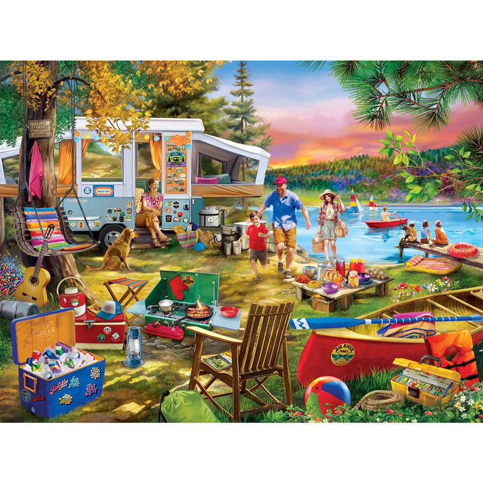 Campside - Waterslide Wanderlust 300 Piece EZ Grip Jigsaw Puzzle - Just $14.99! Shop now at Retro Gaming of Denver