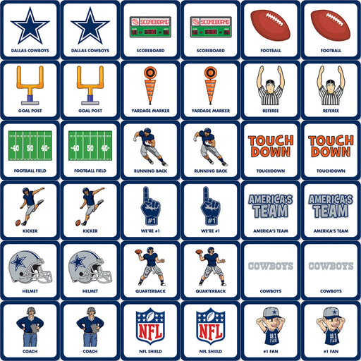 Dallas Cowboys Matching Game - Just $12.99! Shop now at Retro Gaming of Denver