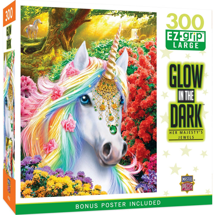 Glow in the Dark - Her Majesty's Jewels 300 Piece EZ Grip Jigsaw Puzzle - for just $14.99! 