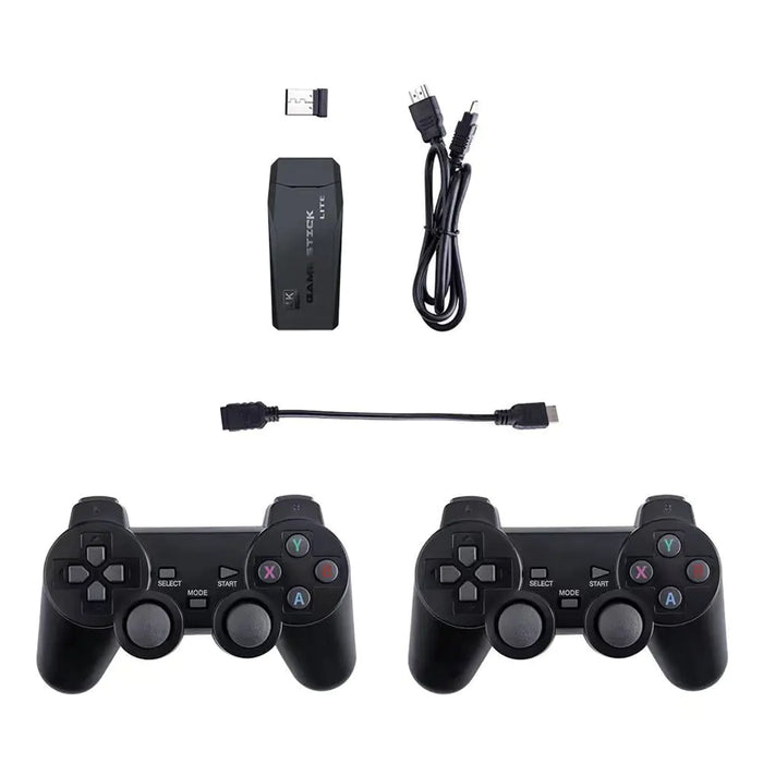 Ewwke M8 Video Game Console 2.4G Double Wireless Controller Game Stick 4K 10000 Games 64GB Retro Games - for just $86.38! 