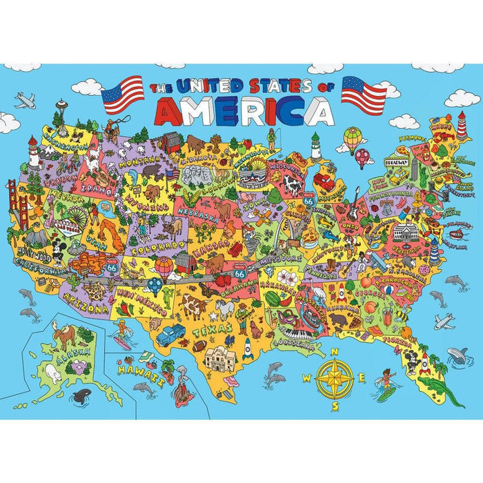 101 Things to Spot in the USA 100 Piece Kids Jigsaw Puzzle - for just $12.99! 
