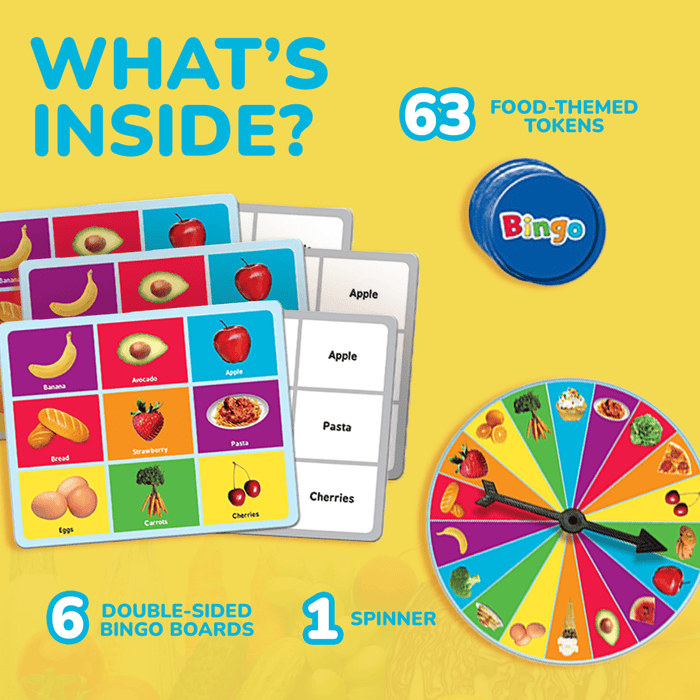 Educational - Food Bingo Game - for just $12.99! 