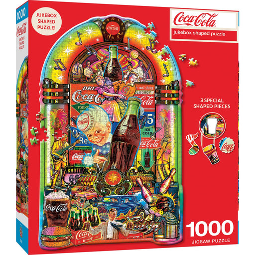 Coca-Cola Jukebox 1000 Piece Shaped Jigsaw Puzzle - Just $16.99! Shop now at Retro Gaming of Denver