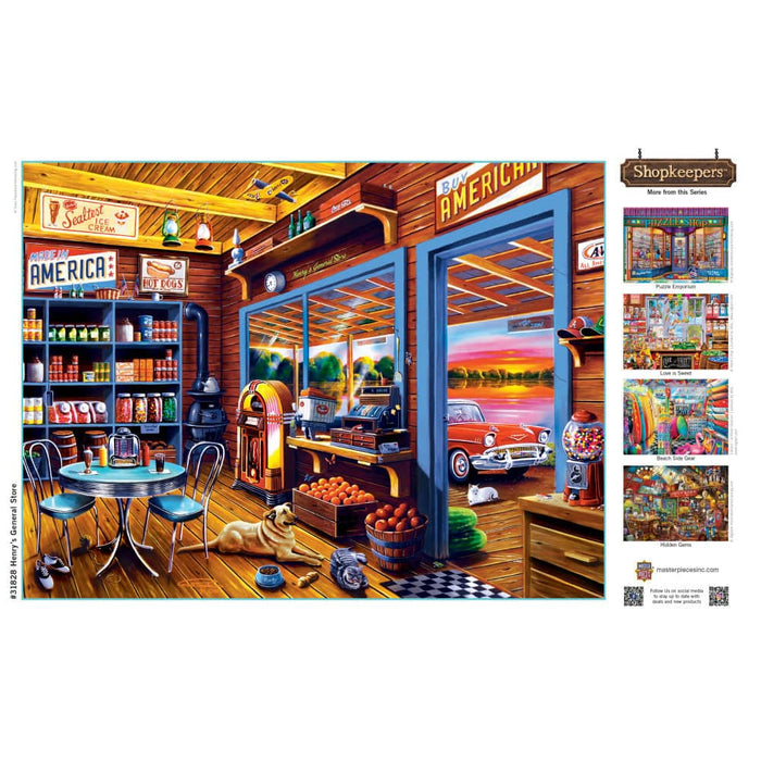 Shopkeepers - Henry's General Store 750 Piece Jigsaw Puzzle - for just $9.99! 