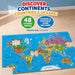 Explorer - World Map 48 Piece Floor Jigsaw Puzzle - for just $19.99! 
