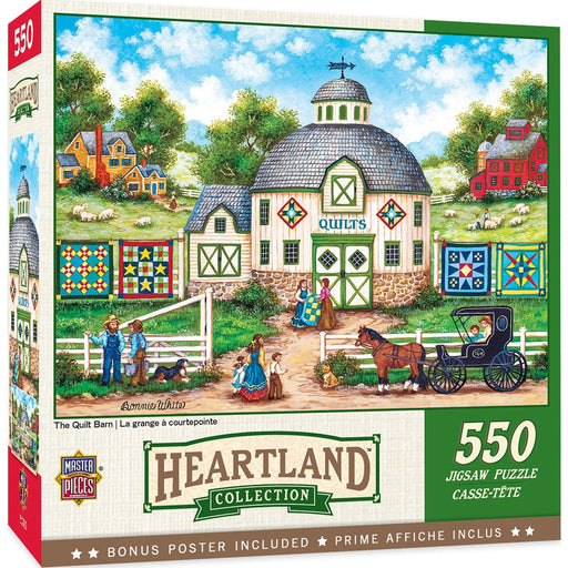 Heartland - The Quilt Barn 550 Piece Jigsaw Puzzle - for just $14.99! 