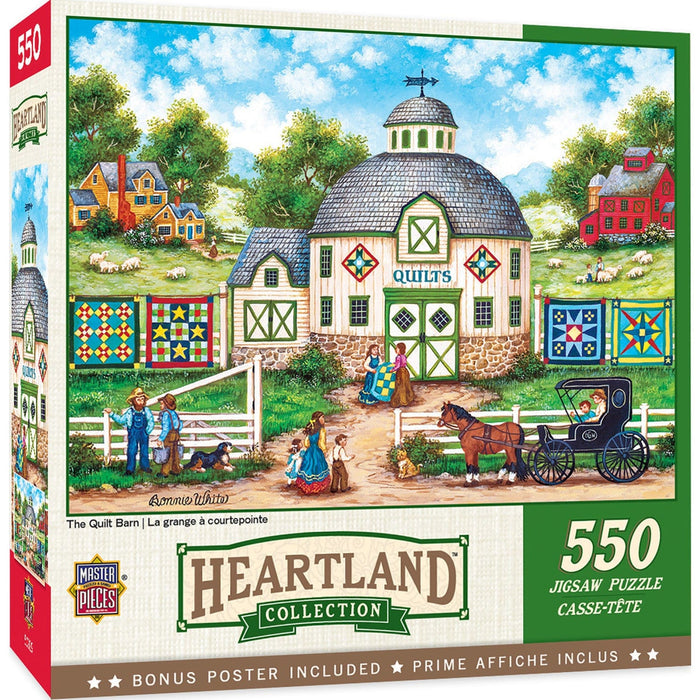 Heartland - The Quilt Barn 550 Piece Jigsaw Puzzle - for just $14.99! 