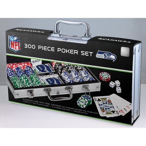 Seattle Seahawks 300 Piece Poker Set - Just $124.99! Shop now at Retro Gaming of Denver