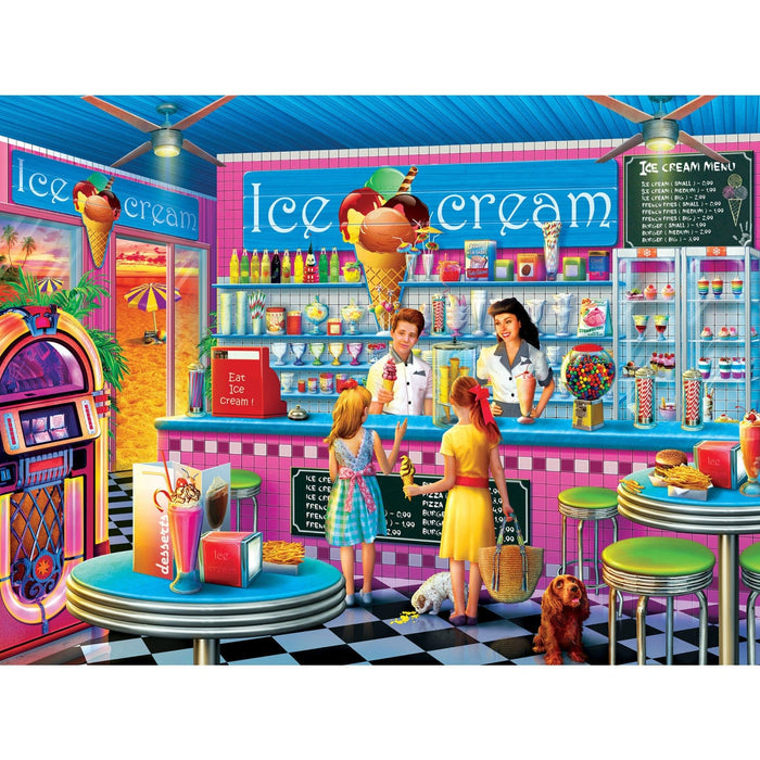 Shopkeepers - Anna's Ice Cream Parlor 750 Piece Jigsaw Puzzle - for just $9.99! 
