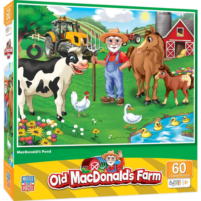 Old MacDonald's Farm - MacDonald's Pond 60 Piece Jigsaw Puzzle - for just $12.99! 