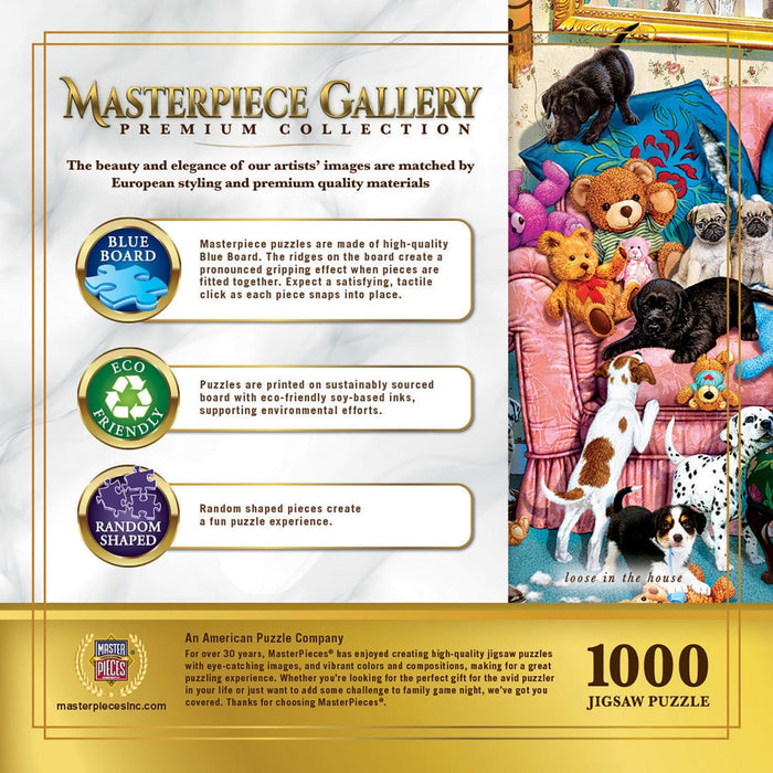 Masterpiece Gallery - Loose in the House 1000 Piece Jigsaw Puzzle - for just $12.99! 