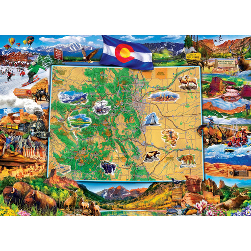 Colorado - The Centennial State 1000 Piece Jigsaw Puzzle - Just $16.99! Shop now at Retro Gaming of Denver