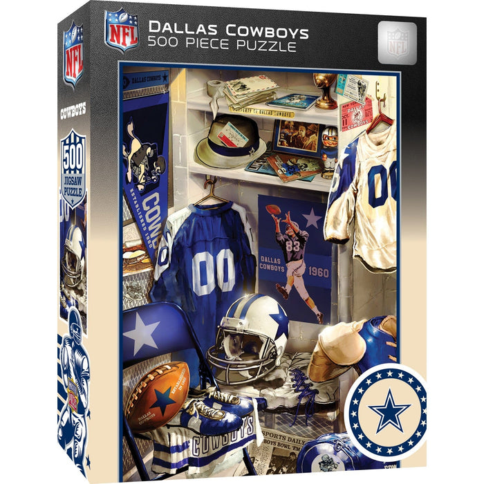 Dallas Cowboys - Locker Room 500 Piece Jigsaw Puzzle - for just $16.99! 