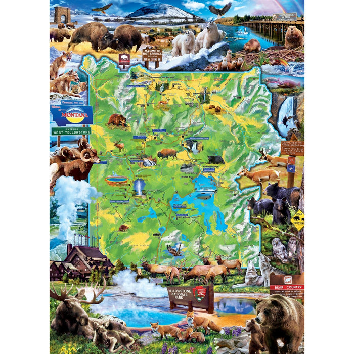 Yellowstone National Park 1000 Piece Jigsaw Puzzle - for just $16.99! 