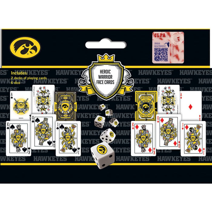 Iowa Hawkeyes - 2-Pack Playing Cards & Dice Set - for just $19.99! 
