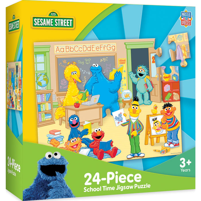 Sesame Street - School Time 24 Piece Jigsaw Puzzle - Just $9.99! Shop now at Retro Gaming of Denver