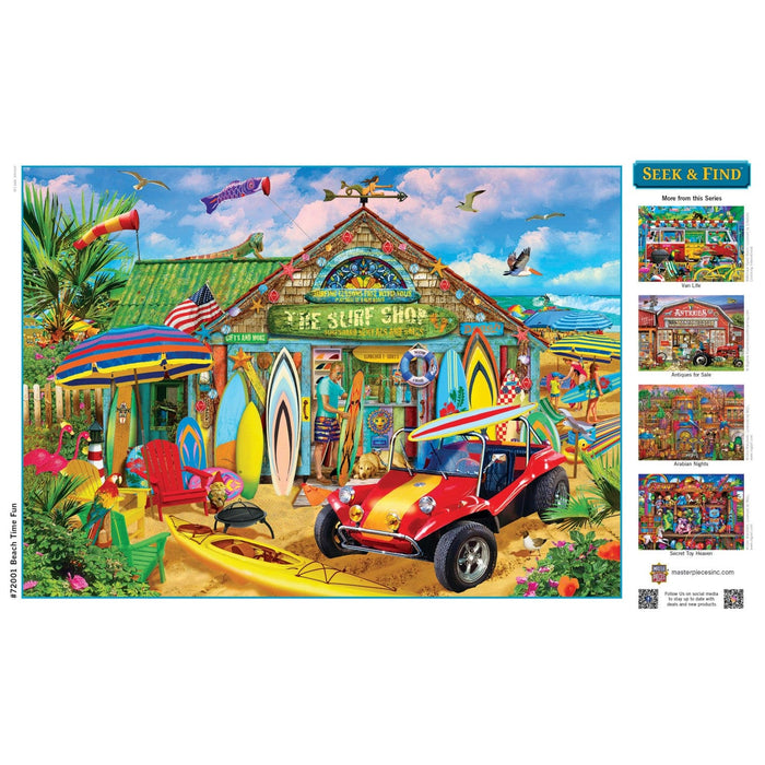 Seek & Find - Beach Time Fun 1000 Piece Jigsaw Puzzle - for just $16.99! 