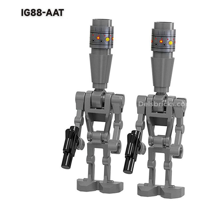 Battle Droids / IG-88 & blasters 4 pack Lego Star wars Minifigures - Premium Lego Star Wars Minifigures - Just $3.99! Shop now at Retro Gaming of Denver