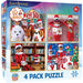 Elf on the Shelf 4-Pack 100 Piece Jigsaw Puzzles - V1 - for just $10.99! 