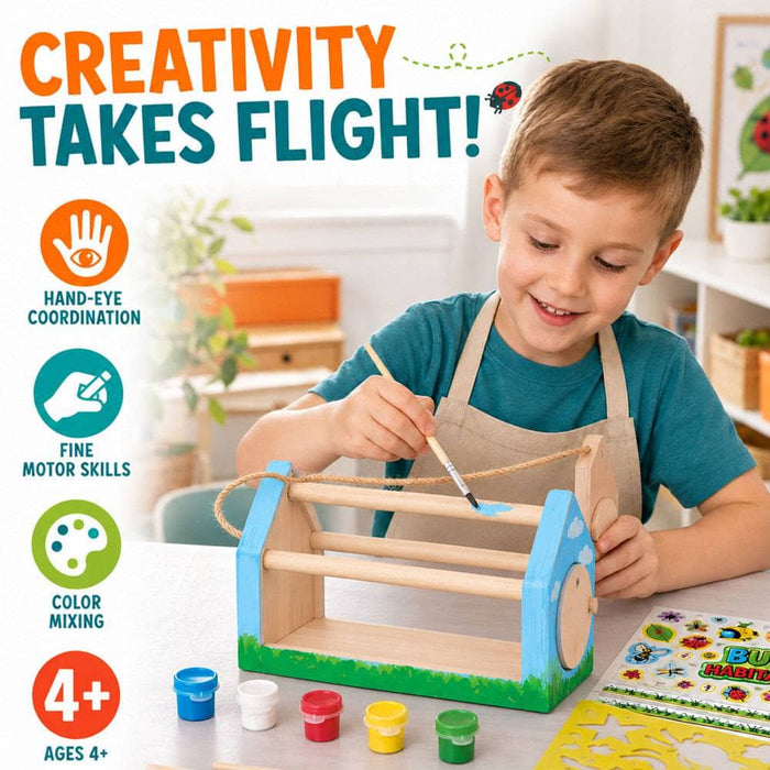 Bug Habitat Wood Craft & Paint Kit - for just $19.99! 