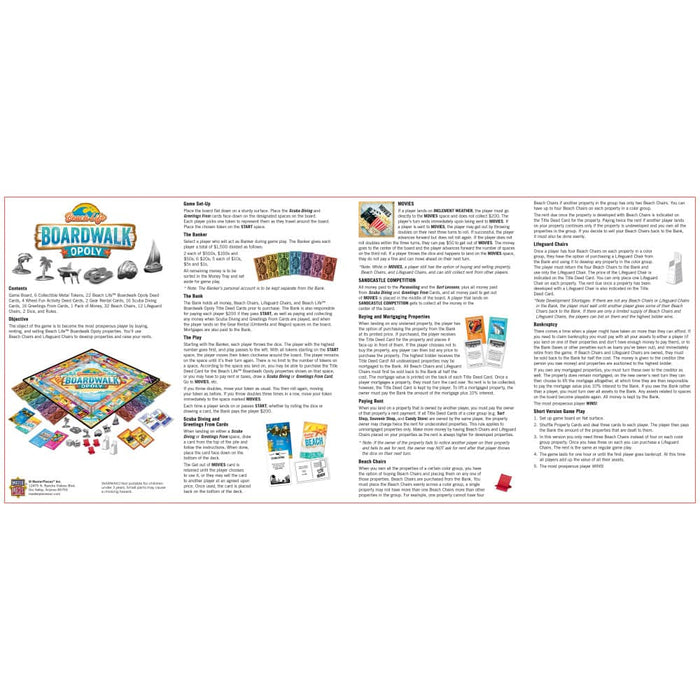 Beach Life - Boardwalk Opoly Board Game - for just $29.99! 