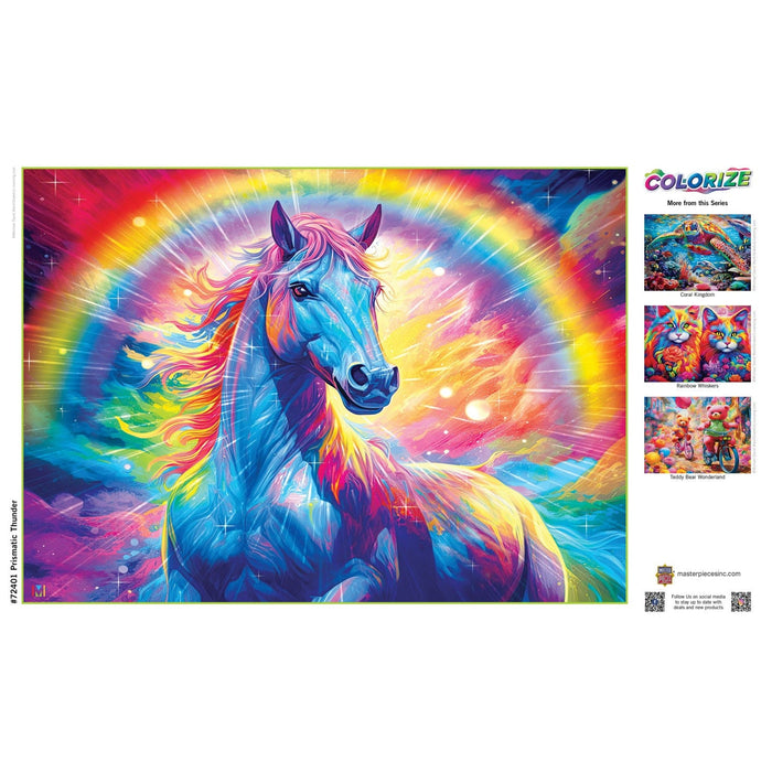 Colorize - Prismatic Thunder 1000 Piece Jigsaw Puzzle - for just $16.99! 