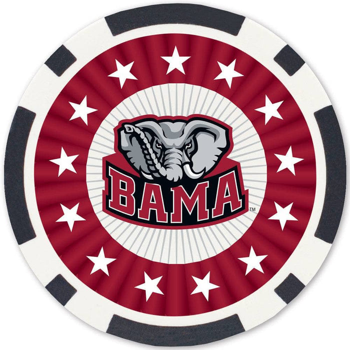 Alabama Crimson Tide 100 Piece Poker Chips - for just $29.99! 