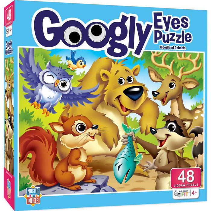 Googly Eyes - Woodland Animals 48 Piece Jigsaw Puzzle - for just $12.99! 