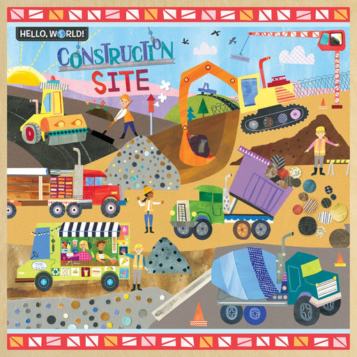 Hello, World! - Construction Site 48 Piece Wood Jigsaw Puzzle - for just $14.99! 