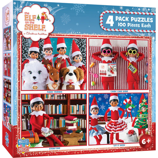 Elf on the Shelf 4-Pack 100 Piece Jigsaw Puzzles - V1 - Just $14.99! Shop now at Retro Gaming of Denver