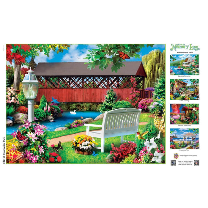 Memory Lane - Countryside Park 300 Piece EZ Grip Jigsaw Puzzle - for just $14.99! 