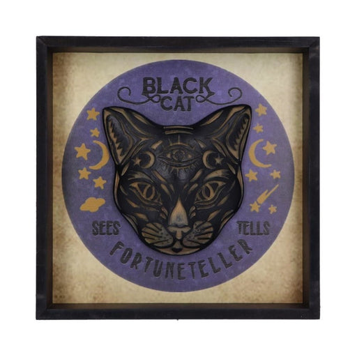 Black Cat Fortune Telling Wall Plaque - for just $28! 