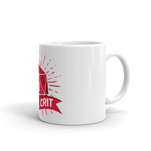 Etsy Mug- Oh Crit - DND Gift - Gift For Dnd- Coffee - D20 Gift- Game Master - Adventure - RPG - Premium Mug - Just $15.95! Shop now at Retro Gaming of Denver