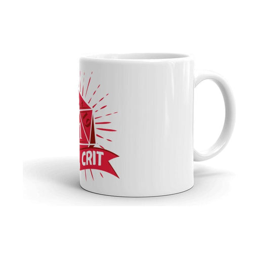 Etsy Mug- Oh Crit - DND Gift - Gift For Dnd- Coffee - D20 Gift- Game Master - Adventure - RPG - Premium Mug - Just $15.95! Shop now at Retro Gaming of Denver